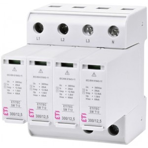 Обмежувач перенапруги ETITEC SM T12 300/12,5 4+0 002440546