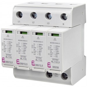 Обмежувач перенапруги ETITEC ML T123 300/12,5 3+1 002440671