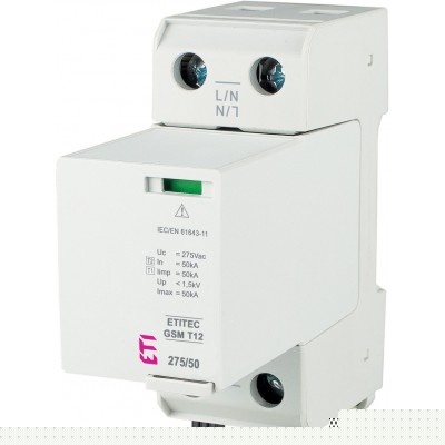 Обмежувач перенапруги ETITEC GSM T12 275/50 1+0 RC 002440721