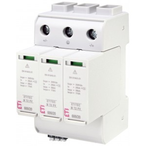 Обмежувач перенапруги ETITEC M T2 PV 600/20 Y RC 002440736