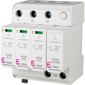 Обмежувач перенапруги ETITEC M T2 950/20 4Y 002440820