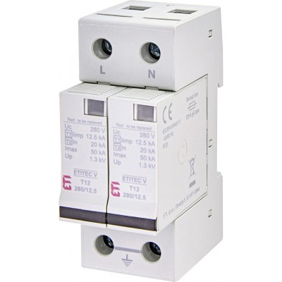 Обмежувач перенапруги ETITEC V T12 280/12,5 2+0 RC 002442912