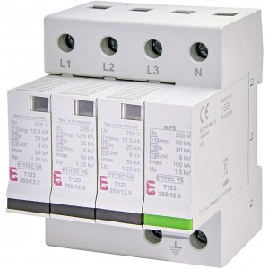 Обмежувач перенапруги ETITEC VS T12 255/12,5 3+1 002442925