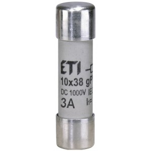 Плавка вставка (запобіжник) CH10x38 gPV 3A/1000V DC 002625067