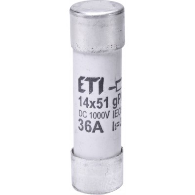 Плавка вставка (запобіжник) CH14x51 gPV 16A/1100V DC 002637185