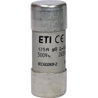 Плавка вставка (запобіжник) CH22x58 gG 125A/500V 002651051