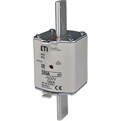 Плавка вставка (запобіжник) NH2 gG 355A/500V 004185223