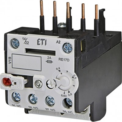 Теплове реле RE17D-0,63 004641401