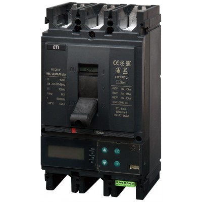 Промисл. автоматичн. вимикач NBS-EC 630/3S LCD 630A 3P 004673151