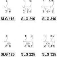 Вимикач з лампою SLG 116 1pol 16A 760211100