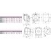 Розетка промислова VVT 32A 380V 3P+Z IP44 AK112 004433304 Не виготовляється