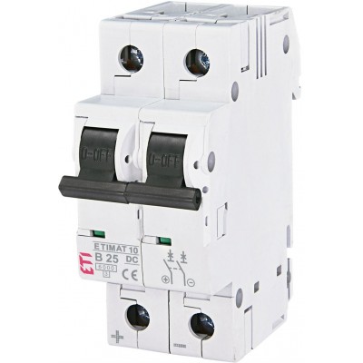 Автоматичний вимикач ETIMAT 10-DC 2p B25 6kA 002128718