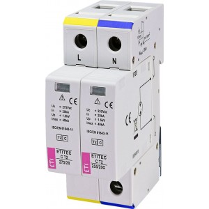 Обмежувач перенапруги ETITEC C T2 275/20 1+1 002440401