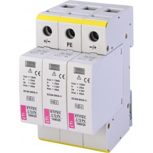 Обмежувач перенапруги ETITEC C T2 PV 1000/20 002440430 Не виготовляється