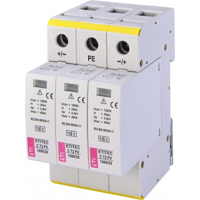 Обмежувач перенапруги ETITEC C T2 PV 1000/20 002440430 Не виготовляється