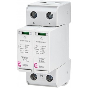 Обмежувач перенапруги ETITEC M T12 300/7 2+0 RC 002440503