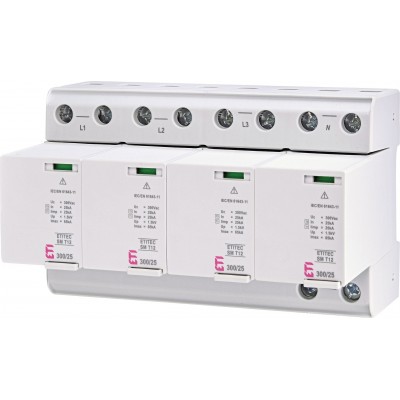 Обмежувач перенапруги ETITEC SM T12 300/25 4+0 RC 002440573