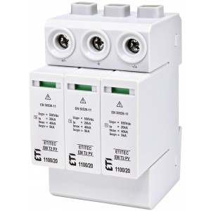 Обмежувач перенапруги ETITEC EM T2 PV 1100/20 Y 002440623