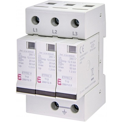 Обмежувач перенапруги ETITEC V T12 280/12,5 3+0 RC 002442915