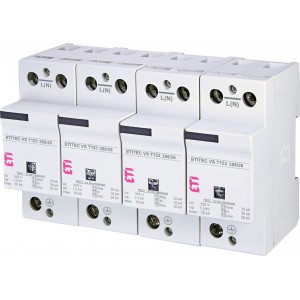 Обмежувач перенапруги ETITEC VS T12 255/25 4+0 RC 002442935