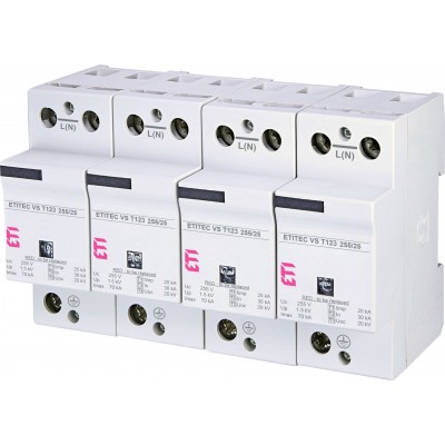 Обмежувач перенапруги ETITEC VS T12 255/25 4+0 RC 002442935