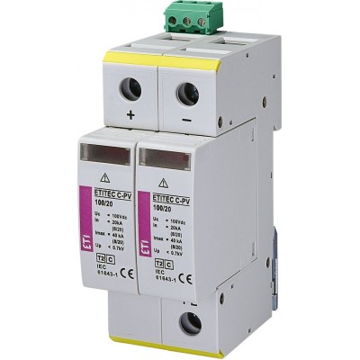 Обмежувач перенапруги ETITEC C-PV 100/20 RC 002445209 Не виготовляється