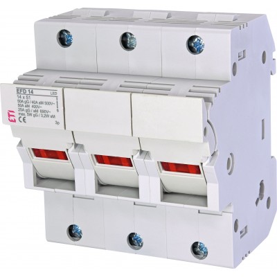 Разъединитель предохранителей EFD 14 3p LED 002560014