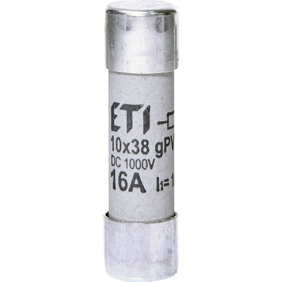 Плавка вставка (запобіжник) CH10x38 gPV 16A 1000V UL 002625107