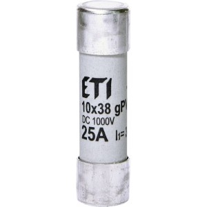Плавка вставка (запобіжник) CH10x38 gPV 25A/1000V DC 002625139