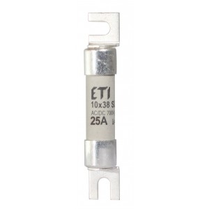 Плавка вставка (запобіжник) CH10x38SU gR 25A/700V AC/DC 002625308