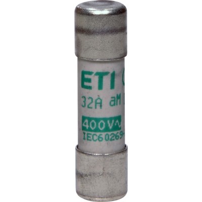 Плавка вставка (запобіжник) CH10x38 aM 32A/400V 002652020