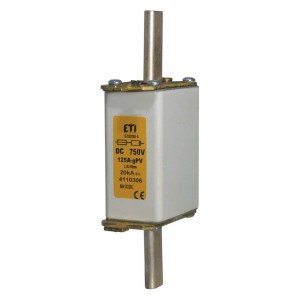 Плавка вставка (запобіжник) NH0 gPV 63A/750V DC 004110312