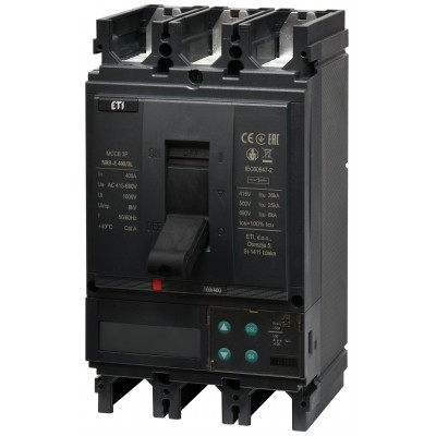 Промисл. автоматичн. вимикач NBS-E 400/3L LCD 400A 3P 004673115
