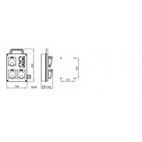 Розетка промислова EDS8H RCD 3-2/0-5 16 004483285