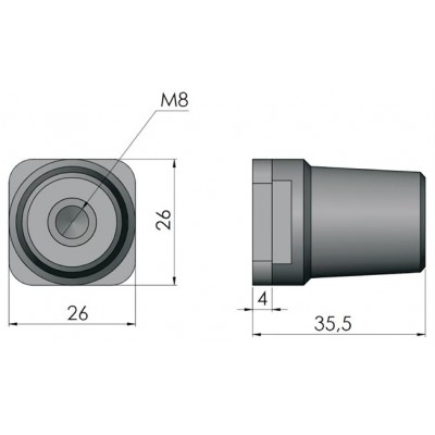 Тримач шини KVR-AI 001601650