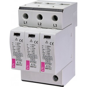 Обмежувач перенапруги ETITEC B T12 440/12,5 3+0 002440323
