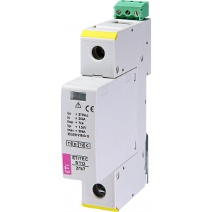 Обмежувач перенапруги ETITEC B T12 275/7 1+0 RC 002440337 Не виготовляється