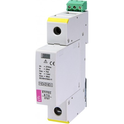 Обмежувач перенапруги ETITEC B T12 275/7 1+0 RC 002440337 Не виготовляється