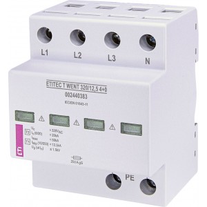 Обмежувач перенапруги ETITEC T WENT 320/25 1+1 002440367