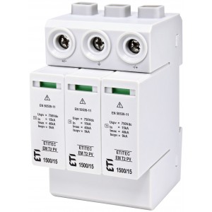Обмежувач перенапруги ETITEC EM T2 PV 1500/20 Y 002440625