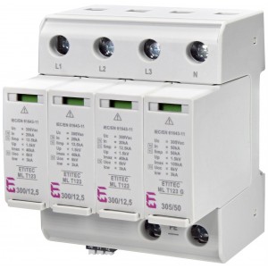 Обмежувач перенапруги ETITEC ML T123 300/12,5 3+1 RC 002440672
