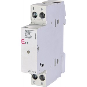 Разъединитель предохранителей PCF 8 1p+N LED 002530012