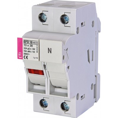 Разъединитель предохранителей EFD 10 1p+N NEON AD 002540322