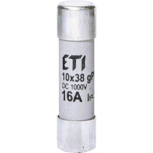 Плавка вставка (запобіжник) CH10x38 gPV 16A/1000V DC 002625081