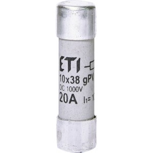 Плавка вставка (запобіжник) CH10x38gPV 20A 1000V UL 002625108