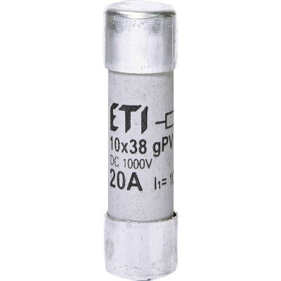 Плавка вставка (запобіжник) CH10x38gPV 20A 1000V UL 002625108