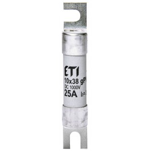Плавка вставка (запобіжник) CH10x38SU gPV 25A/1000V DC 002625140