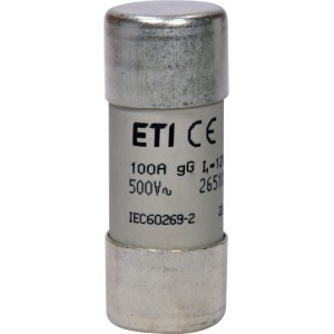 Плавка вставка (запобіжник) CH22x58 gG 100A/500V 002651050