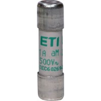 Плавка вставка (запобіжник) CH10x38 aM 1A/500V 002652010