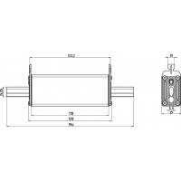 Плавка вставка (запобіжник) NH01XL gPV 80A/1500V DC 004110694